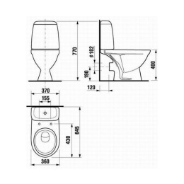 Унитаз напольный JIKA Baltic 8242860002429