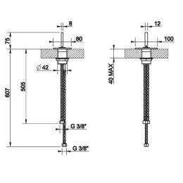Смеситель Gessi Rettangolo (20605#031) хром