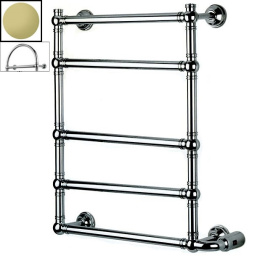 Фото Полотенцесушитель электрический Margaroli Armonia 9-564-5 BOX, 95645505ANGB, английское золото с арк