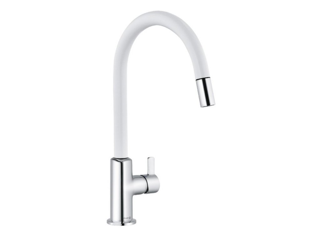 Фото Смеситель для кухни Kludi Bingo Star XS (468519378) белый матовый