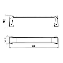 Фото Держатель для полотенец Paini Lady 89CR001 хром