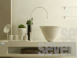 Дозатор жидкого мыла Gessi Goccia (38037#031) хром, белый