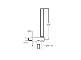 Душевой гарнитур Cristina Rubinetterie KING (PD44151)