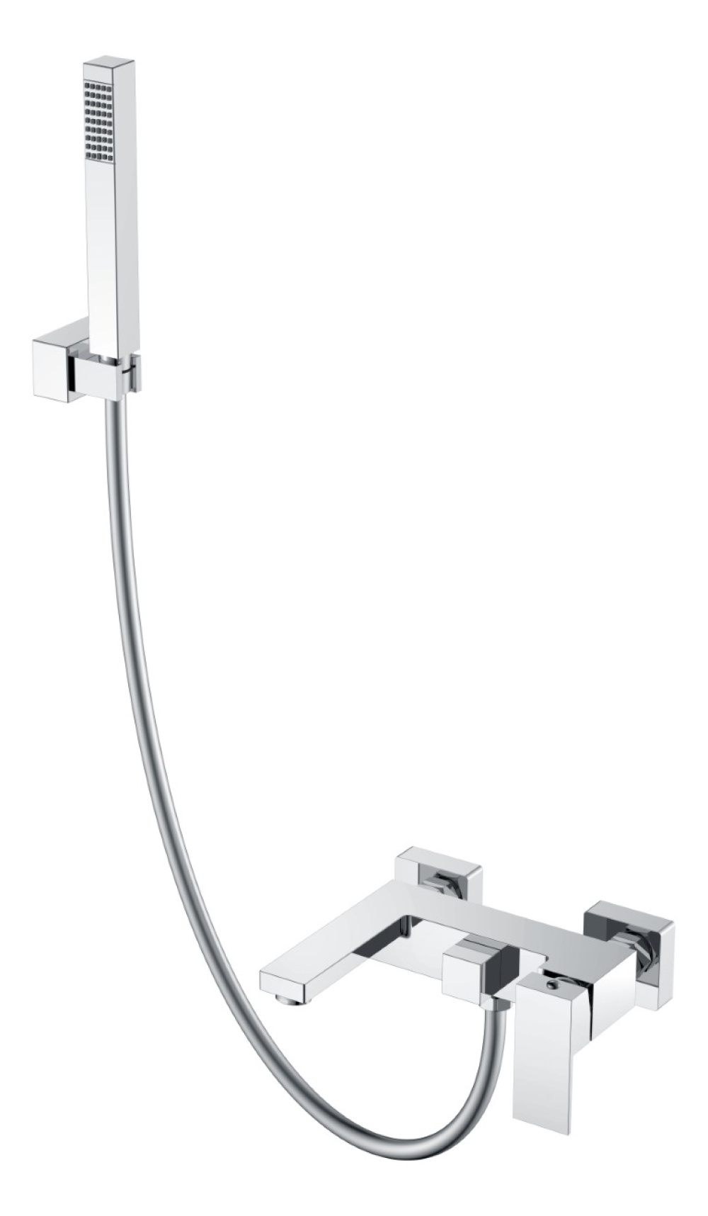 Фото Cмеситель для умывальника Boheme Qubic (473-CR) хром