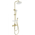 Душевая система с гигиеническим душем и термостатом Wonzon&Woghand (WW-C3017-A1-BG) Золото