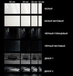 Фото Столешница Kerasan Inka 341734 32 черный с декором