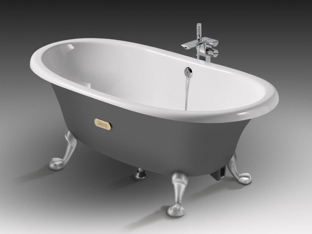 Ванна 170х85 Roca Newcast (233650000) белый
