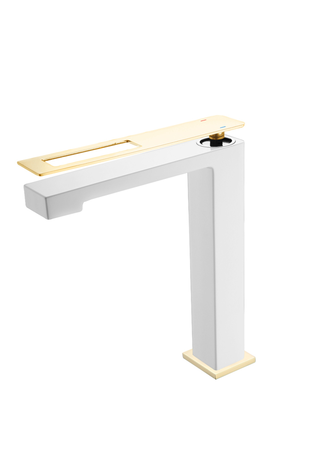 Фото Смеситель для умывальника Boheme Q (142-WG) белый