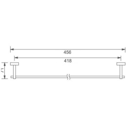 Держатель для полотенец Aquanet 4718 (45 см)