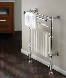 Водяные полотенцесушители Полотенцесушитель водяной с полкой Margaroli Armonia 9-200 92005504GOP, высота 97.2 см, ширина 60 см