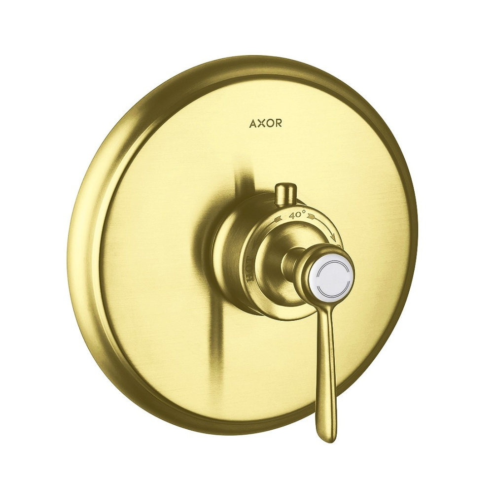 Фото AXOR Montreux 16823250 Центральный термостат (шлифованное золото)