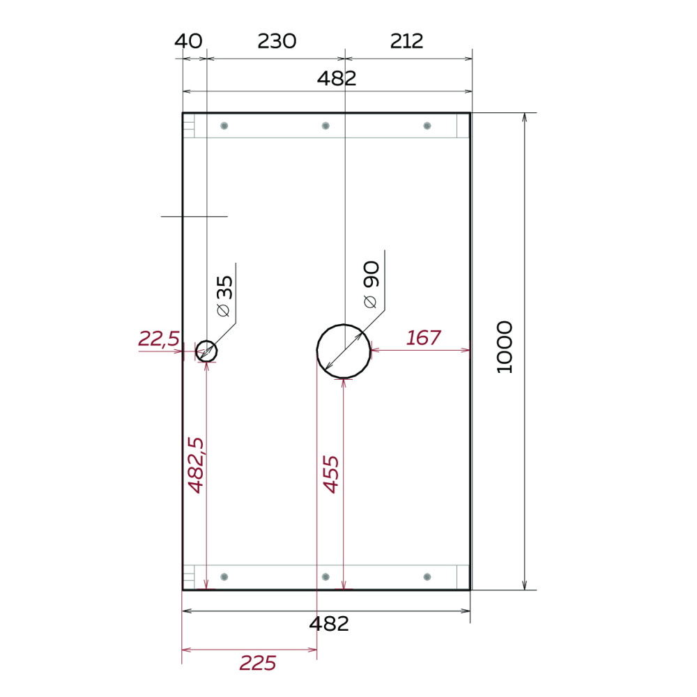 1Marka У85844 Тумба GRUNGE LOFT 100П 1в.я Дуб Вотан