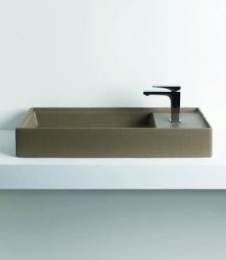 Раковина накладная 75 см ArtCeram Scalino (SCL004 23 00) коричневый