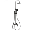 Душевая система с техническим душем Wonzon&Woghand (WW-A30874-BGG) Темный графит