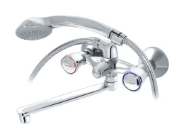 Фото Смеситель для ванны/раковины Бета плоский излив 180мм Варион 1015172