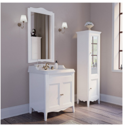 Тумба с раковиной Tiffany World Veronica Nuovo VER2073-B+AR834bi*1  73*54*81 см, цвет белый (bianco)