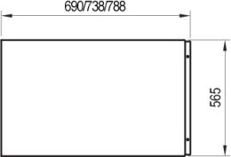 Фото Панель боковая Ravak  (CZ00130A00), белый