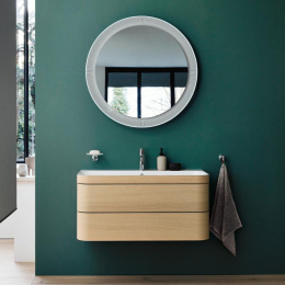 Умывальник 97,5 см Duravit Happy D.2 Plus HP4638O7171, дерево