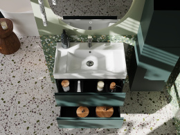 Тумба под раковину Roca Ona (A857630513) зеленый матовый