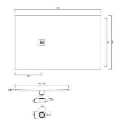 Cielo Venticinque PDR160100 Душевой керамический поддон