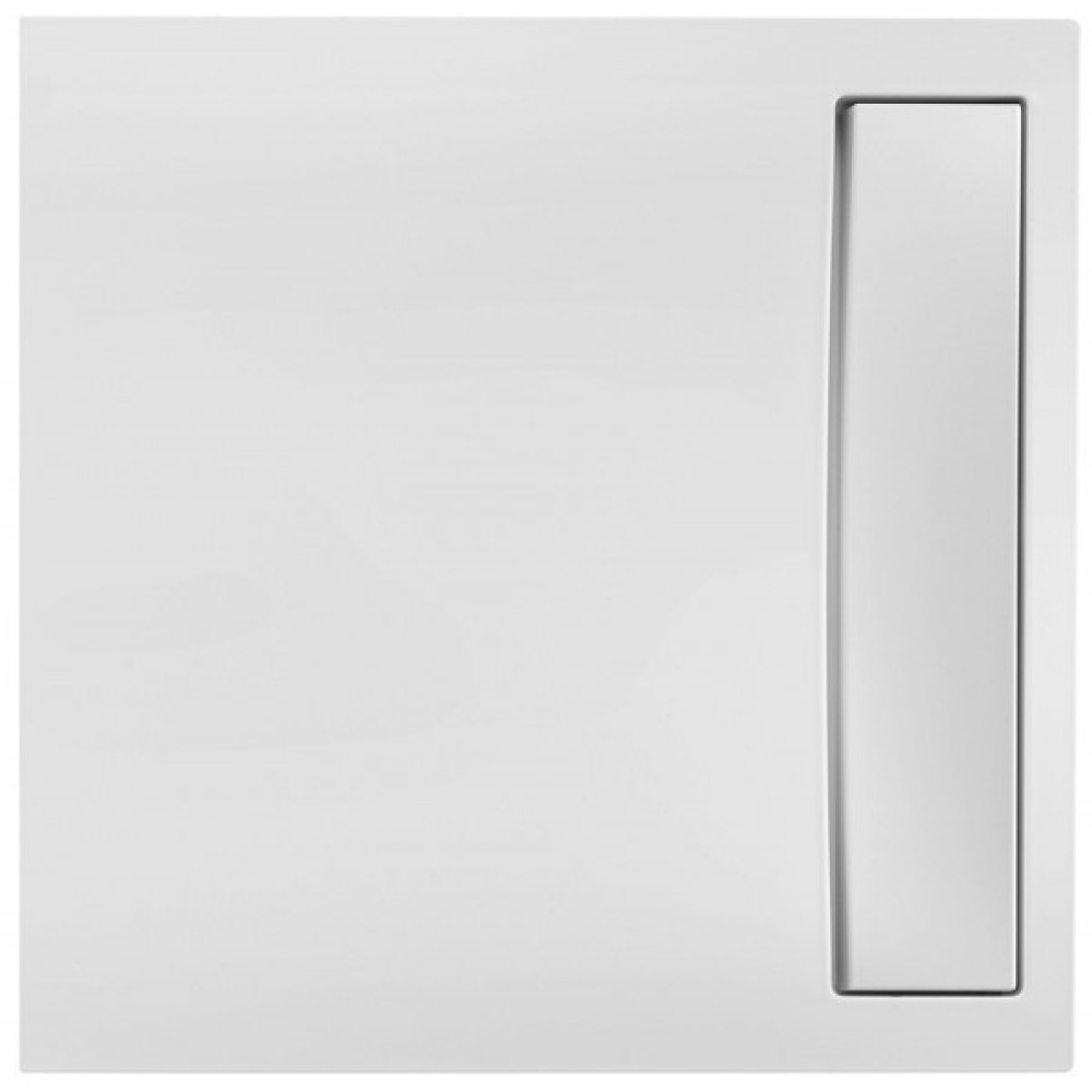 Белый квадратный душевой поддон из материала Flight, 90 х 90 см Jacob Delafon E62511-00