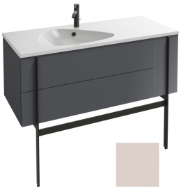 Тумба под раковину Jacob Delafon Nouvelle Vague 120 см, EB3036-G1H, цвет - пыльная роза глянцевый