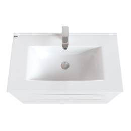 Фото Тумба с раковиной Iddis  Cloud белая,  80 см (CLO80WFi95K)