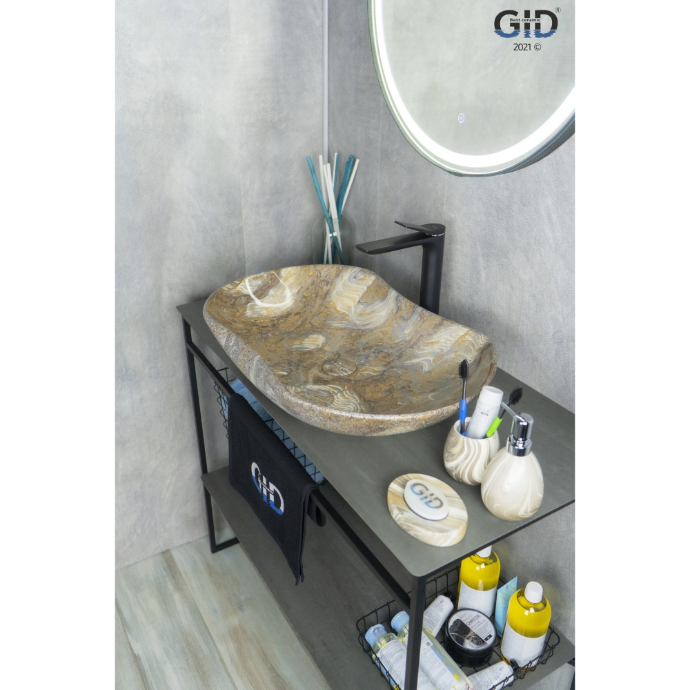Раковина накладная Gid Mnc503