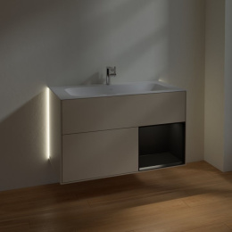 Villeroy Boch Finion G040PHHH Тумба под раковину 996х498 мм (glossy black/sand matt)