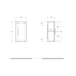 База под раковину CEZARES TIFFANY 55241 Grigio Nuvola