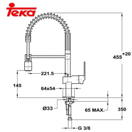 Teka Cuadro 3893702 Смеситель для мойки