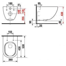 Инсталляция Geberit с безободковым унитазом Jika Mio Rimless 8.2071.4.000.000.1, комплект