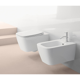 Унитаз подвесной GSI NUBES 961511 55х35 белый глянцевый