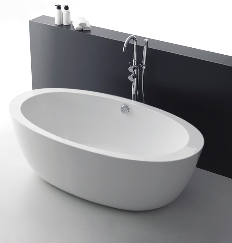 Фото Акриловая ванна 170x90 BelBagno (BB67-1700), округлая