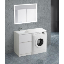 Тумба под раковину BelBagno Kraft KRAFT-LVD-580/1200-2C-PIA-BO, напольная, Bianco Opaco