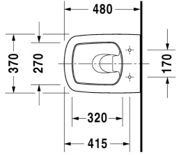 Подвесной унитаз Duravit Durastyle 2539090000, белый