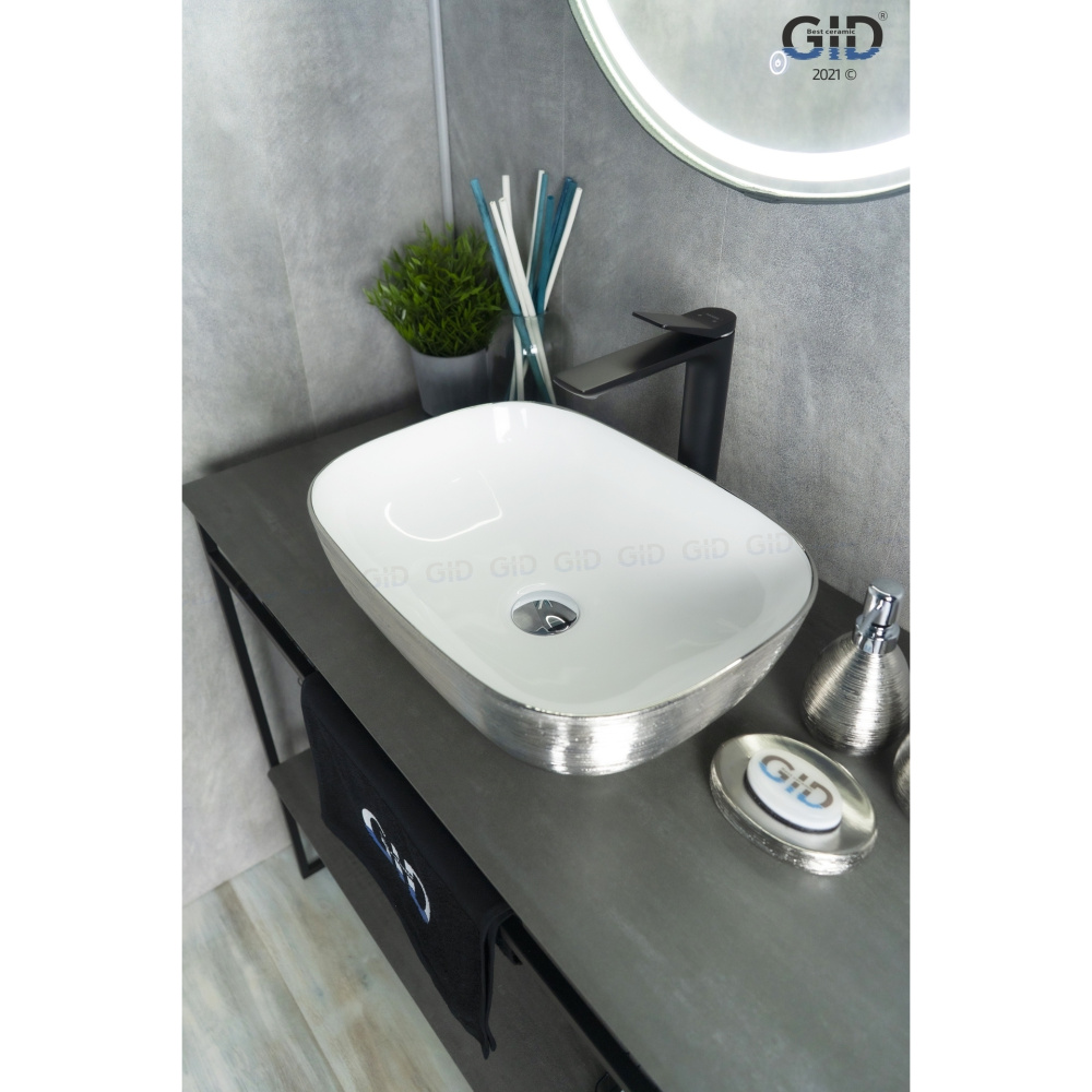 Раковина накладная Gid D1333h131