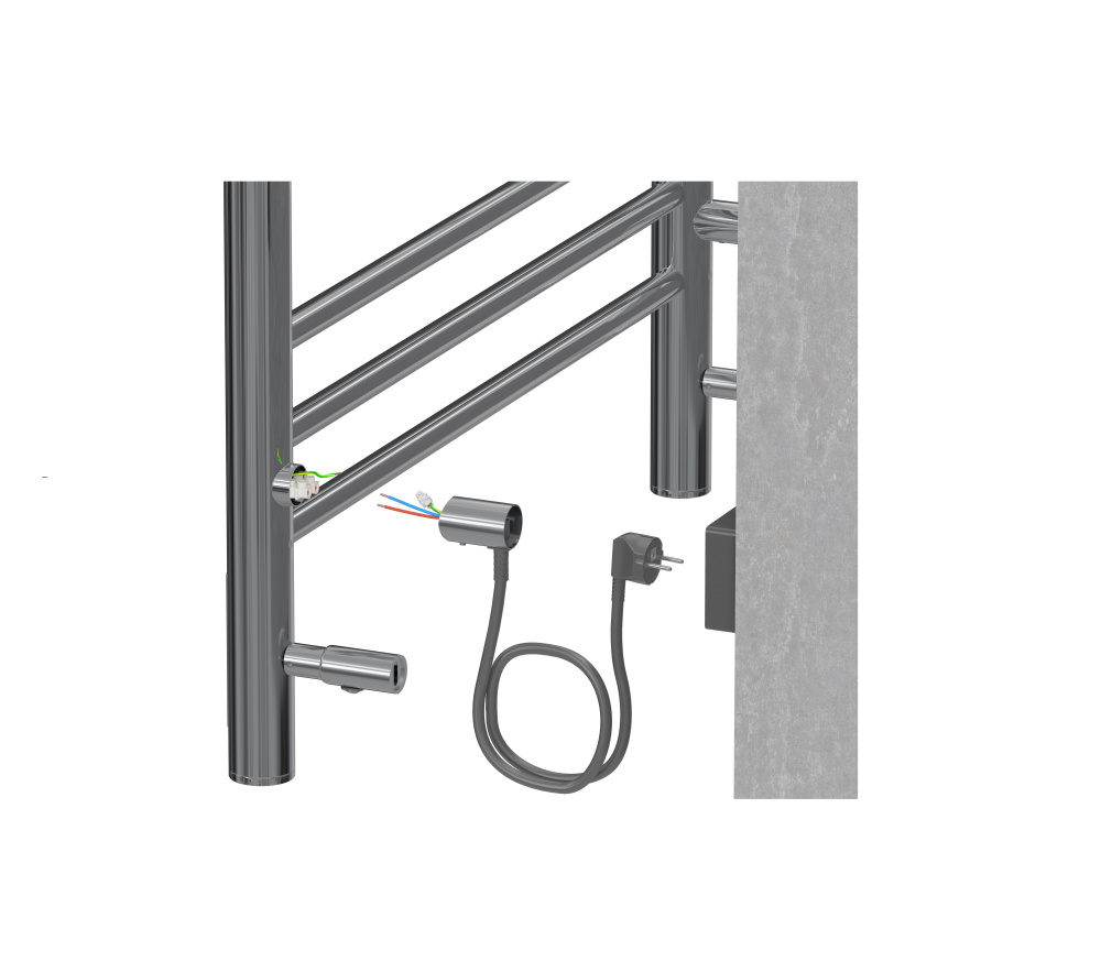 Фото Полотенцесушитель электрический Aquatek Альтаир (AQ EL KP0770CH), цвет хром