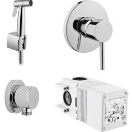 Комплект унитаза Vitra S 50 5956B003-0101 с гигиеническим душем Vitra Minimax S A49218EXP с сиденьем