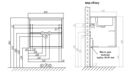 Раковина 60 см Roca Victoria Unik (32782100Y) белый