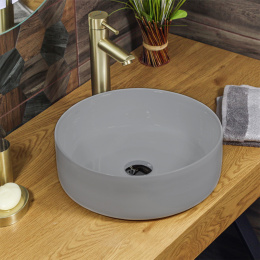 Раковина накладная Azario  (AZ-3134-MFG SP) Серый матовый