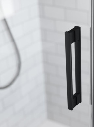 Фото Душевая дверь в нишу Radaway Idea Black DWD 190 профиль Черный стекло прозрачное 387129-54-01