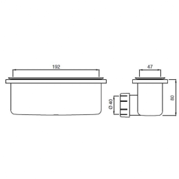 Сифон для поддона ULTRAFLAT NEW T4493V3