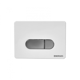 Фото 043270 Комплект BERGES: инсталляция NOVUM, кнопка D7, унитаз PUMA Rimless 51 см, сидение дюропласт T