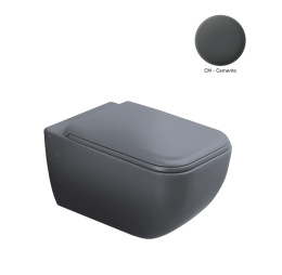 Подвесные унитазы Ceramica CIELO Shui Comfort SHCOVS CM - Унитаз подвесной 55*37 см (Cemento)