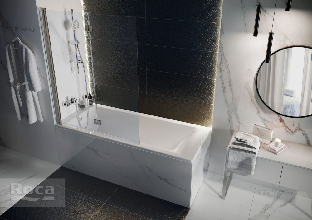 Душевое ограждение Roca Capital (M4111512M) хром