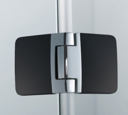 Фото Koller Pool Neon N90KCB Душевой уголок 900*900*1950 мм (профиль хром с чёрными вставками | витраж пр