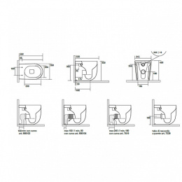 Унитаз Kerasan Nolita 531811 приставной Verde muschio без сиденья