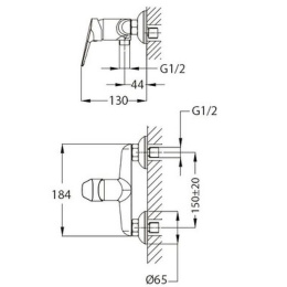 Фото Teka Sineu 832311200 Смеситель смеситель для душа
