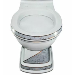 CREAVIT KLASIK KL310.001I0 Декор DIAG./GRI Чаша унитаза